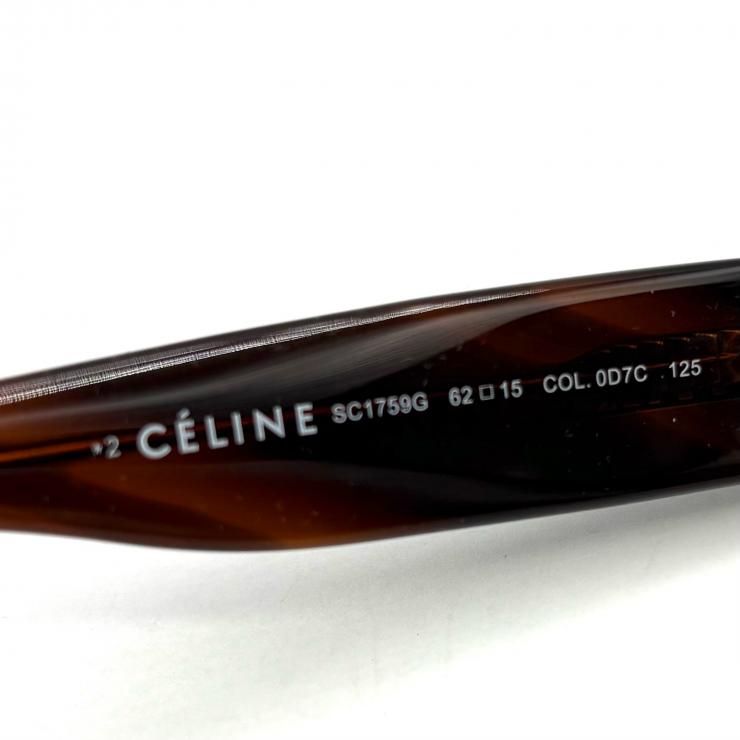 CELINE セリーヌ サングラス べっ甲柄 ブラウン 鑑定済み 正規品 美品