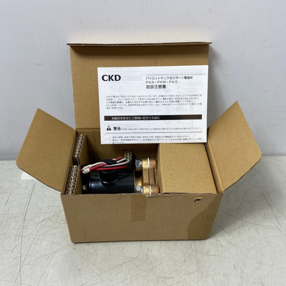 ΦΦCKD CKD 蒸気用パイロットキック式2ポート電磁弁 PKS-10-27-AC100V PKS-10-27-AC100V