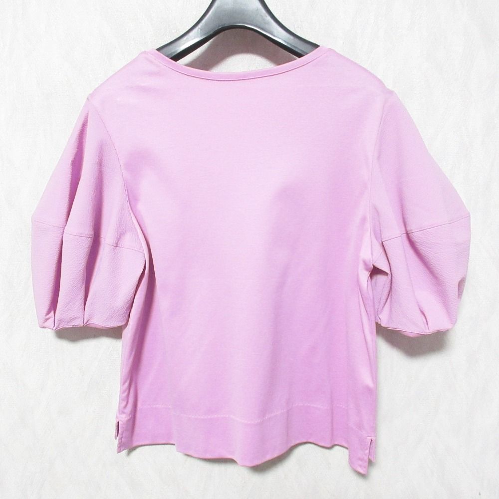 24SS ANAYI アナイ パフスリーブ カットソー サイズ36 ライトパープル レディース 古着