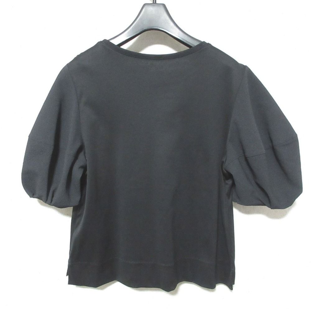 24SS ANAYI アナイ パフスリーブ カットソー サイズ36 ブラック レディース 古着