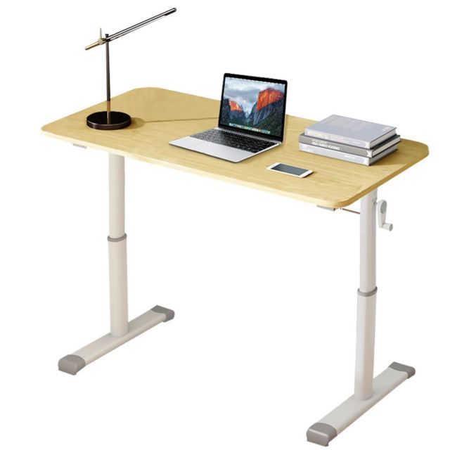 昇降式デスク パソコン 高さ調節 テーブル リビング 幅80 奥行45cm 売れ筋 【送料無料】Fainyearn 昇降式デスク パソコンデスク 高さ調節