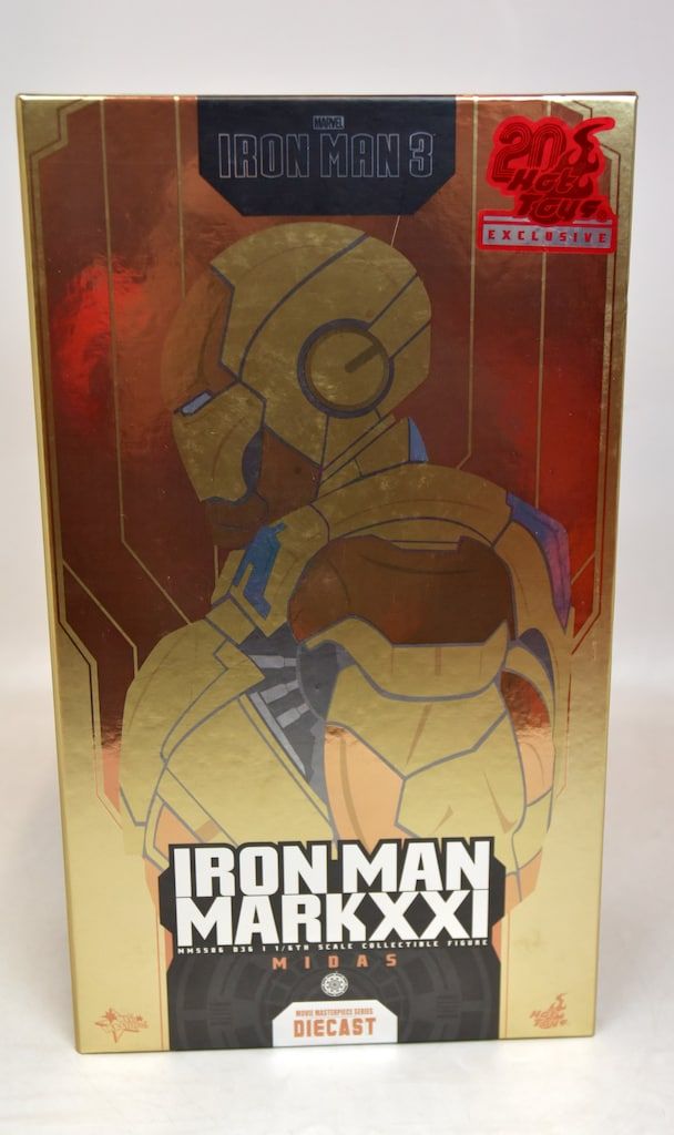 HOTTOYS MOVIE MASTERPIECE DIECAST IRON MAN MARK 21 MIDAS MMS586D36 MMS586