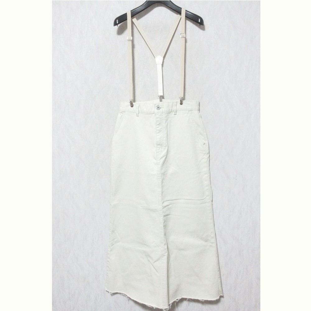 25SS PLAGE プラージュ サスペンダーセット チノスカート 25060922708020 38 キナリ レディース 古着