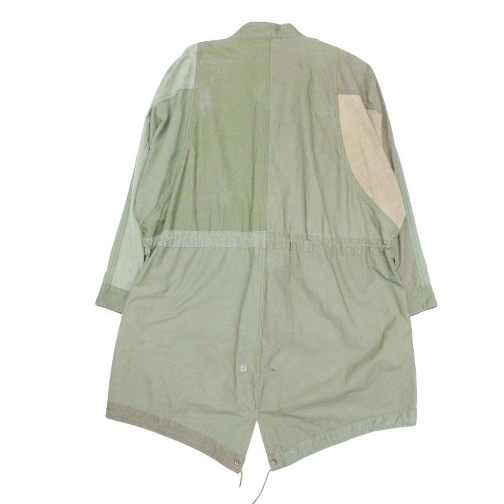 CHANGES チェンジーズ 再構築 ミリタリー モッズコート フィールドジャケット ダメージ加工 カーキ オリーブ メンズ レディース 古着