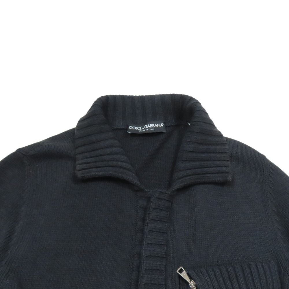 DOLCE&GABBANA ドルチェアンドガッバーナ ジップアップ コットンニット