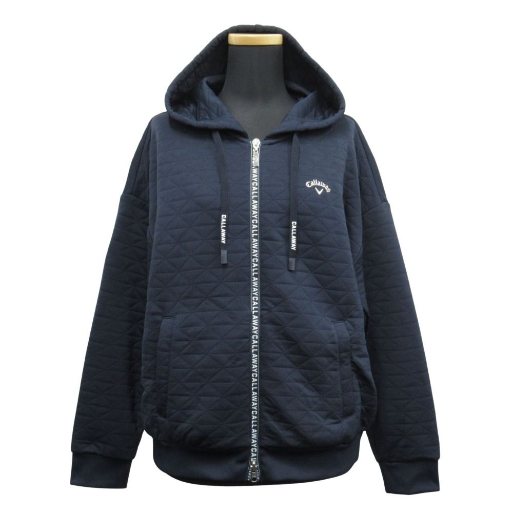 Callaway ネイビー キルティングアウター 新品同様 CALLAWAY キャロウェイ キルティング ゴルフ スポーツウェア