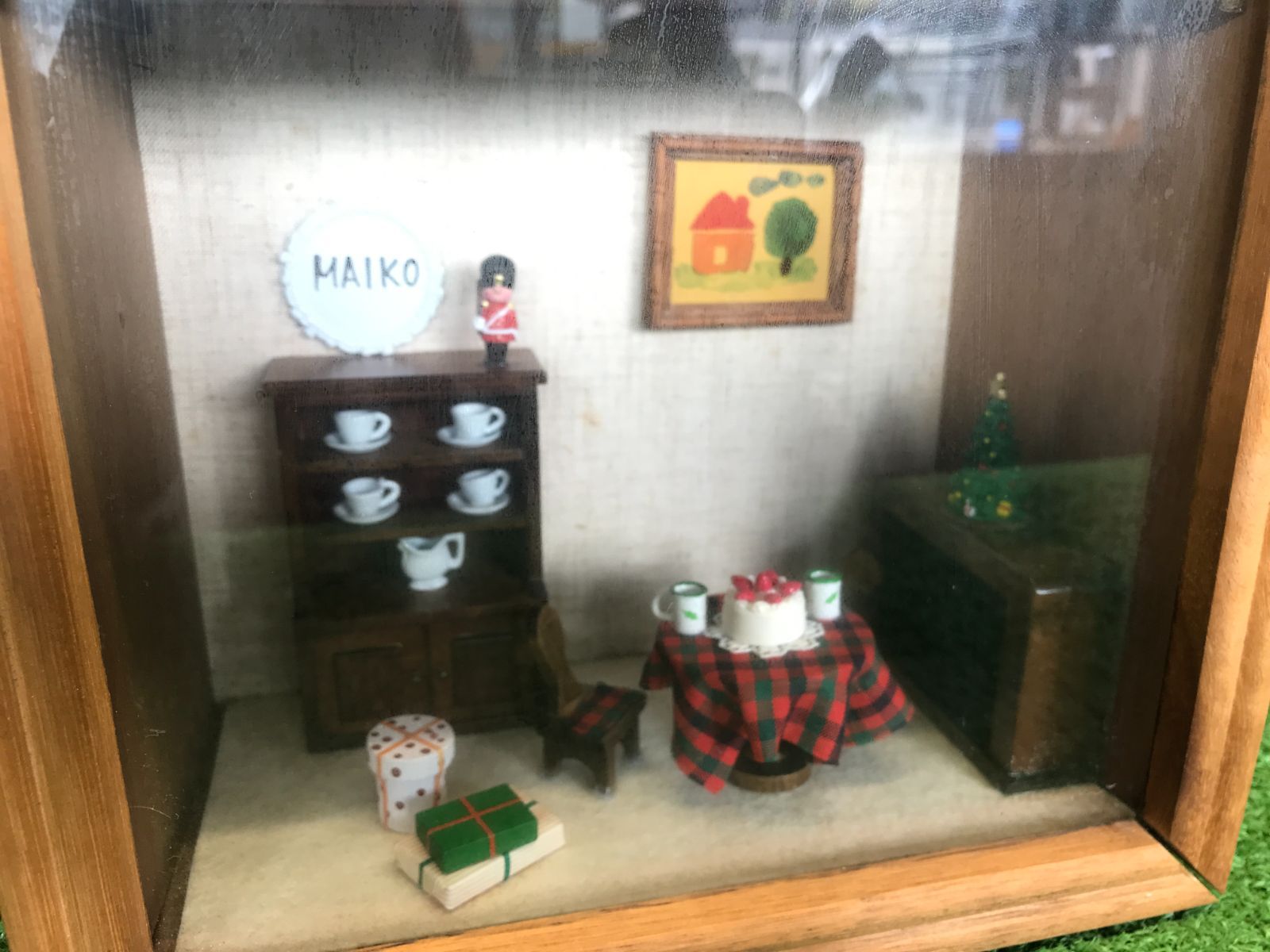 ファミリア　アンティーク　ミニチュア　ドールハウス　時計 ファミリア アンティーク ミニチュア ドールハウス 時計 置時計