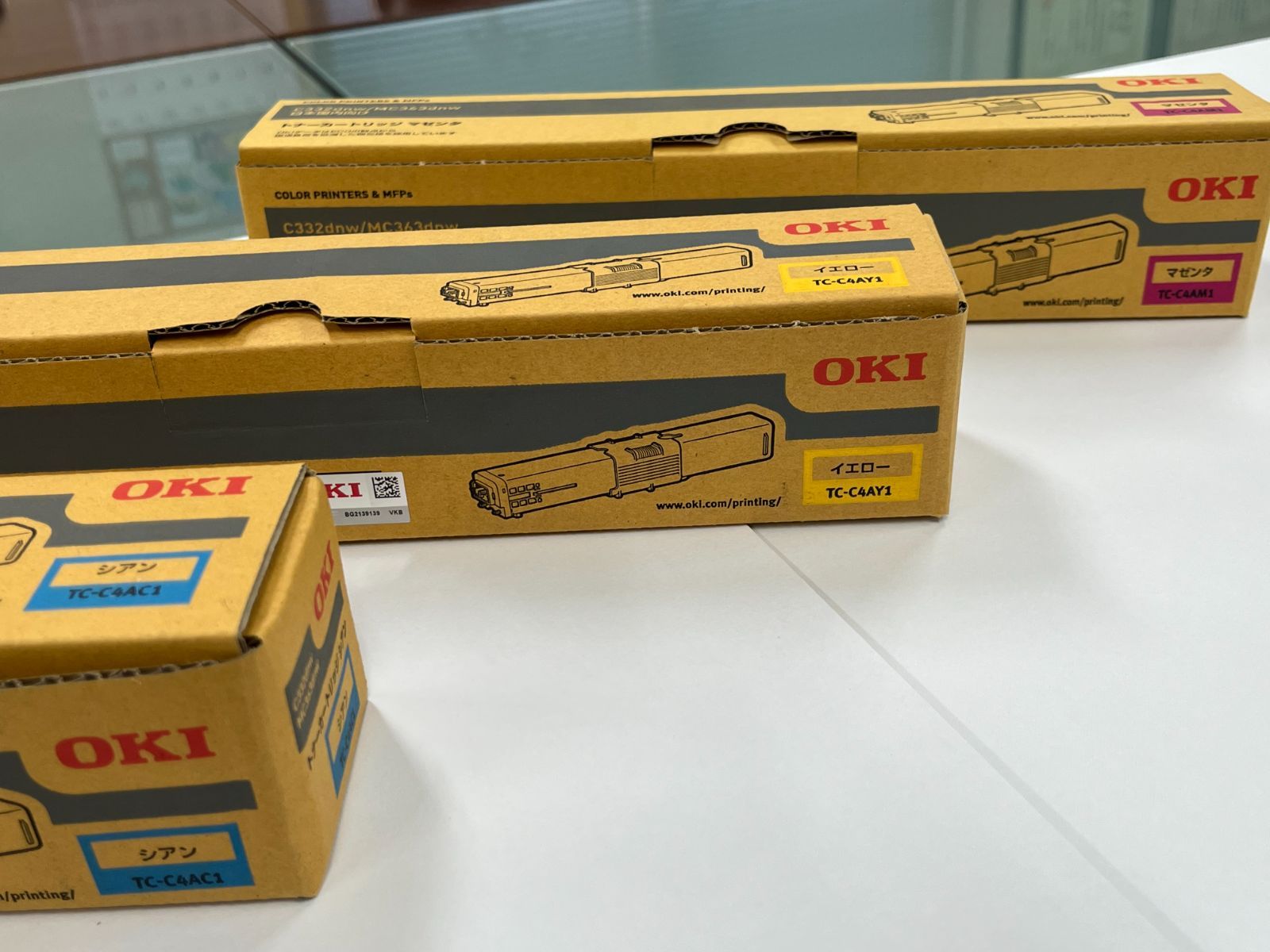 OKIトナーカートリッジ C332dnw/MC363dnw 3色セット（単色のみでもOK