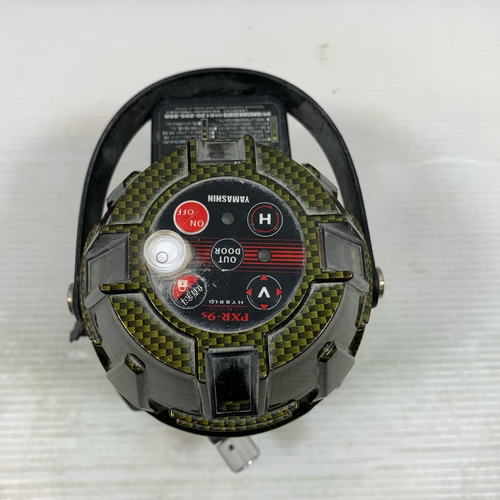  κκ山真 レーザー機器 山真 PXR 9ｓ ケース 受光器付 赤レーザー ブラック 光学機器 計測 検査