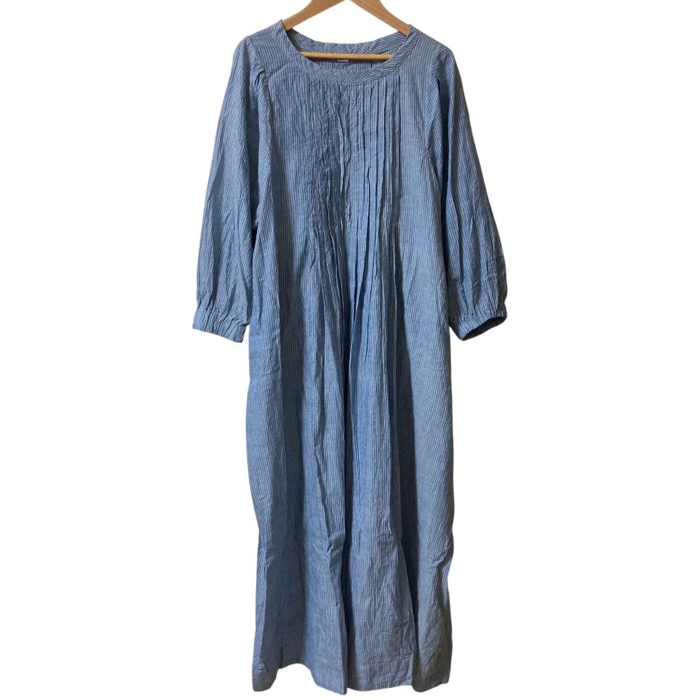 45R フォーティファイブアール インドカディのドレス ワンピース 7035070 ライトインディゴ レディース 古着