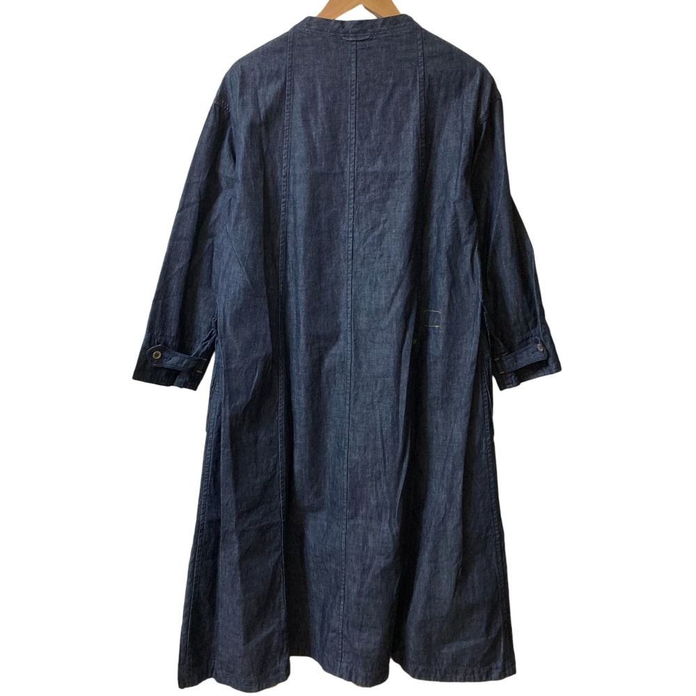 45 R フォーティファイブアール モンプチデニムのセイルドレス ワンピース インディゴブルー濃 レディース 古着