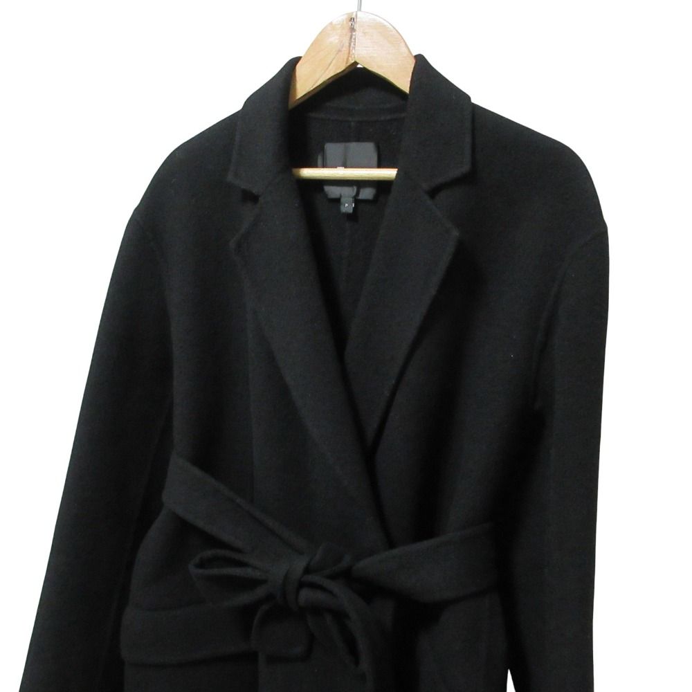美品 Theory セオリー NEW DIVIDE LUXE BELT COAT カシミヤブレンド
