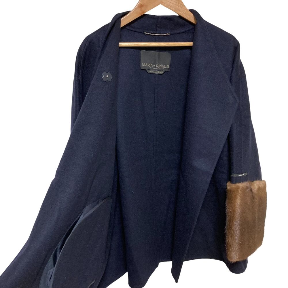 【美品】セオリー SYNTHETIC CREPE ノーカラージャケット ペプラム 中古・古着通販】theory (セオリー) SYNTHETIC CREPEノーカラー