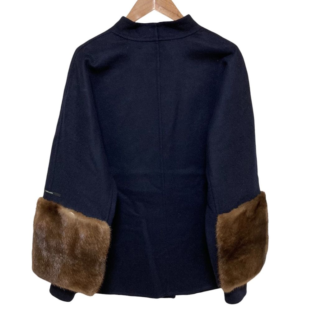 KEITH キース ノーカラージャケット ベルト付 ウール L 40 日本製 KEITH キース ノーカラージャケット ベルト付 ウール L 40 日本製