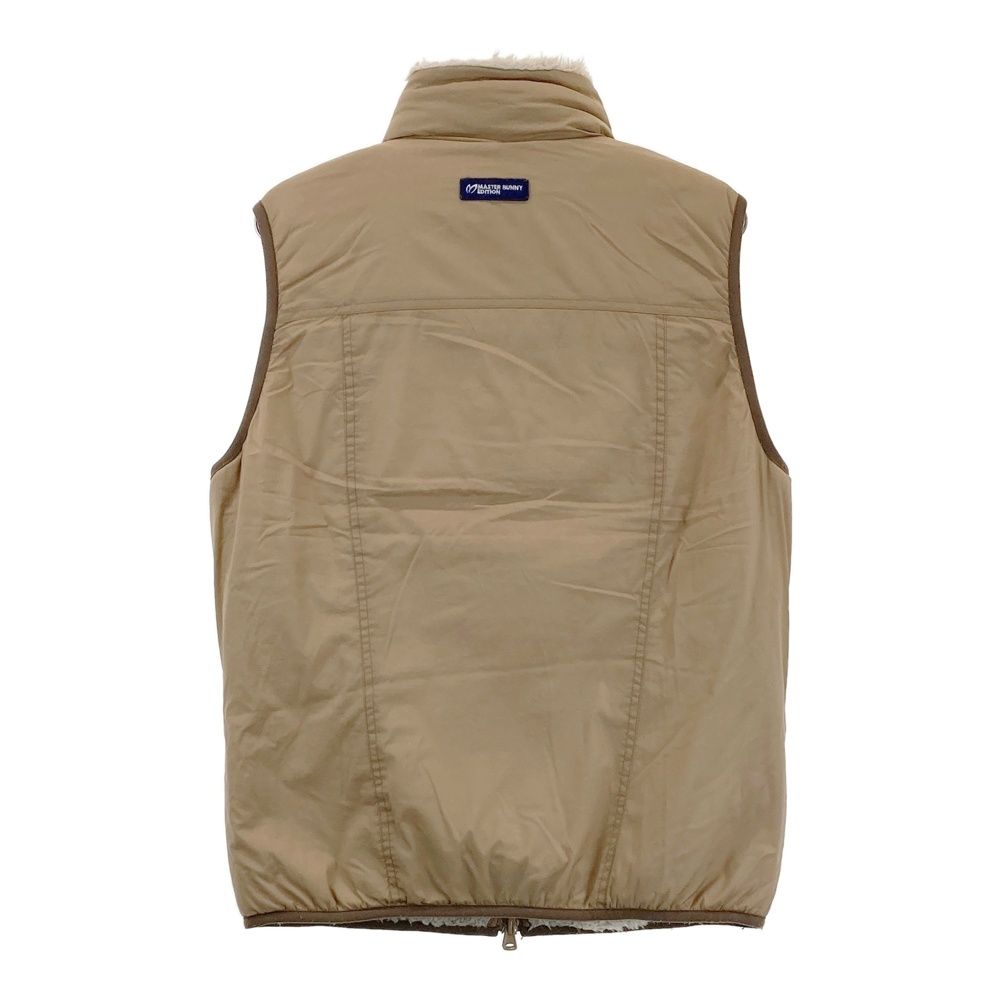 サイズ 4 MASTER BUNNY EDITION マスターバニーエディション リバーシブルベスト ベージュ系 ゴルフウェア メンズ ストスト