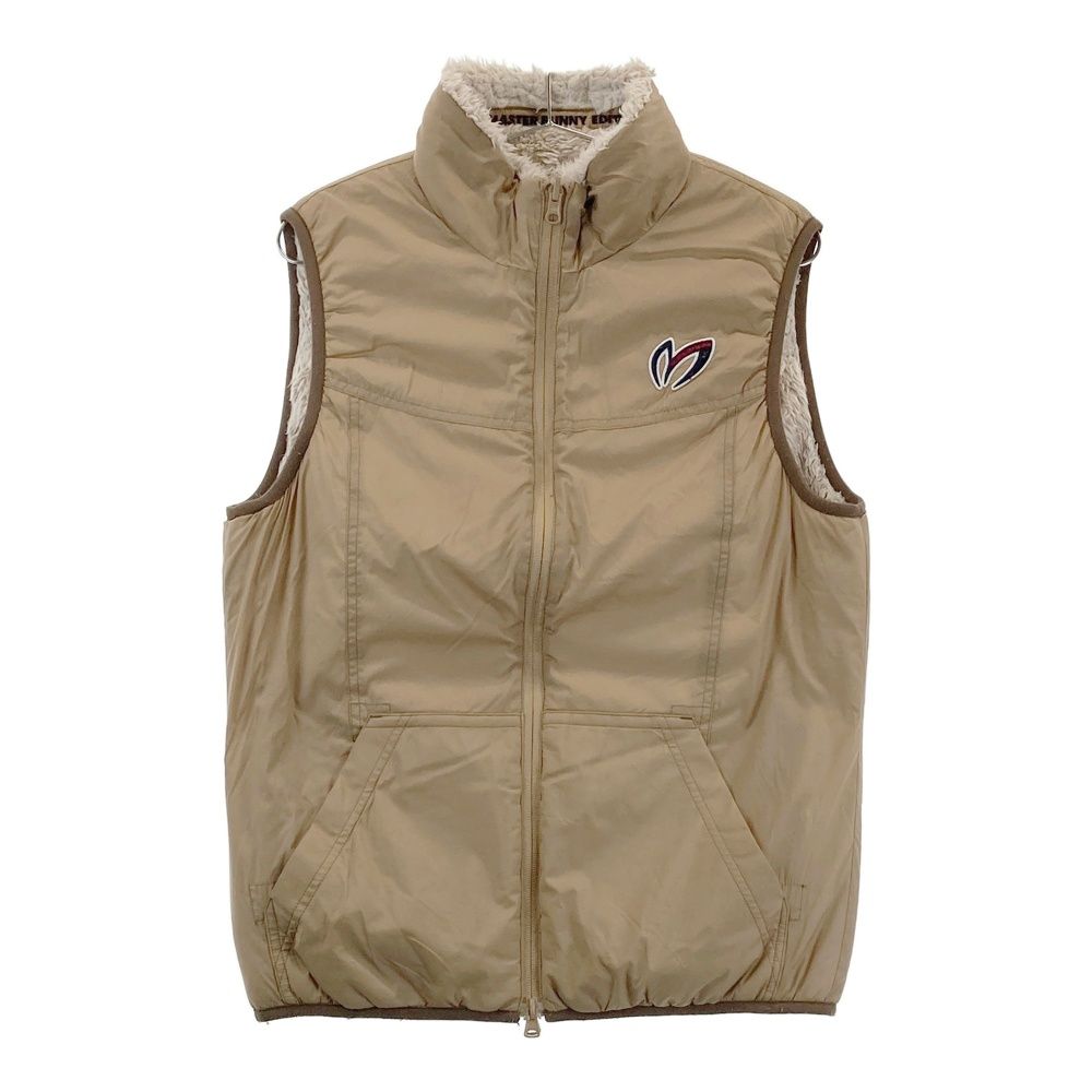サイズ 4 MASTER BUNNY EDITION マスターバニーエディション リバーシブルベスト ベージュ系 240101424346 ゴルフウェア メンズ ストスト