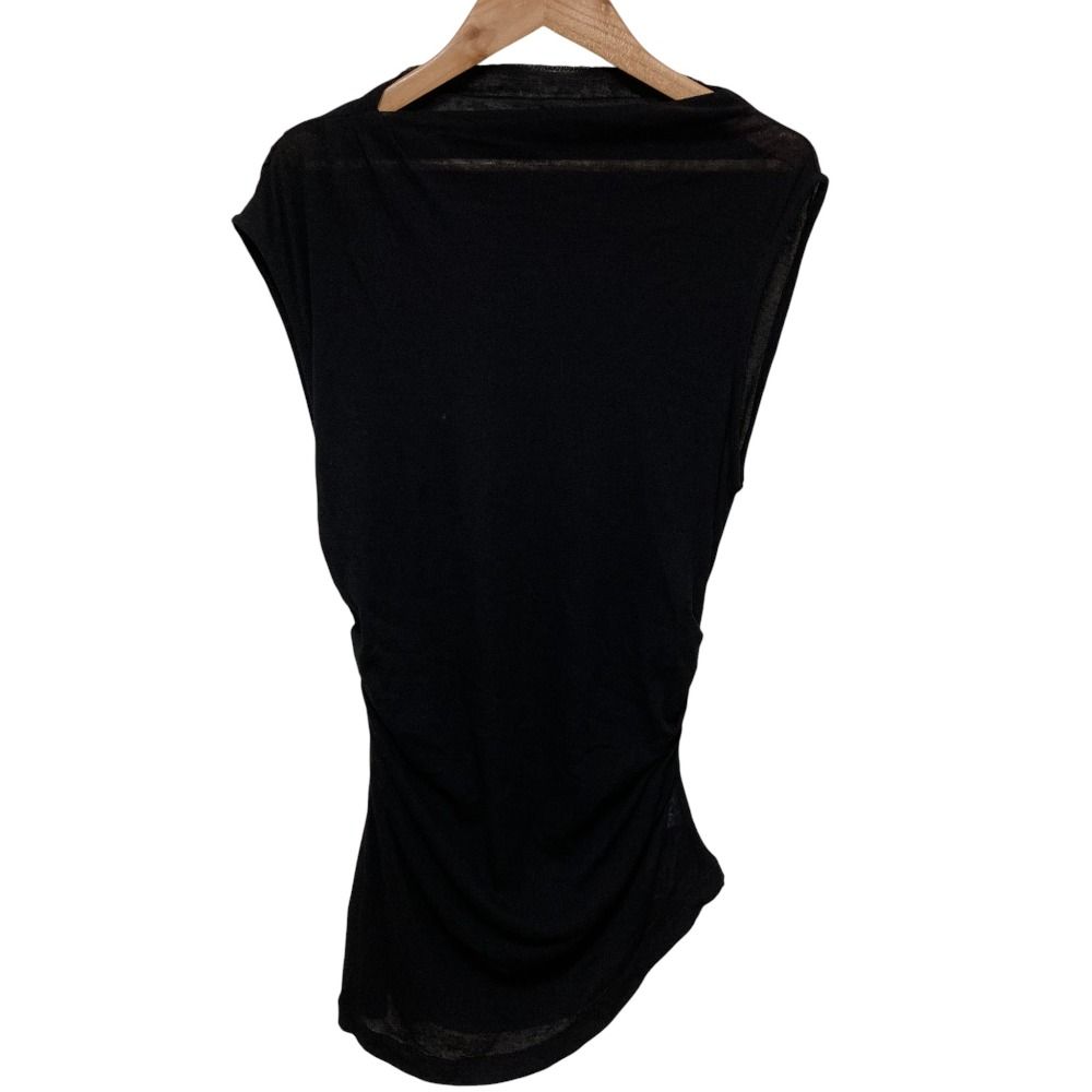 im perf インパーフ Drape Cut-Sew ドレープカットソー IS0103 サイズF ブラック レディース 古着