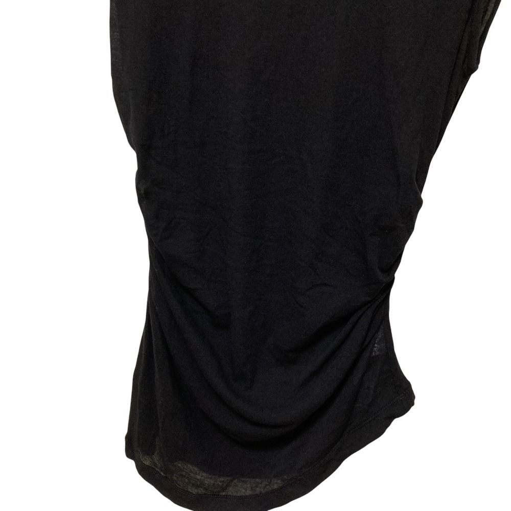 【品質入荷】 im perf インパーフ Drape Cut-Sew ドレープカットソー IS0103 サイズF ブラック レディース 古着