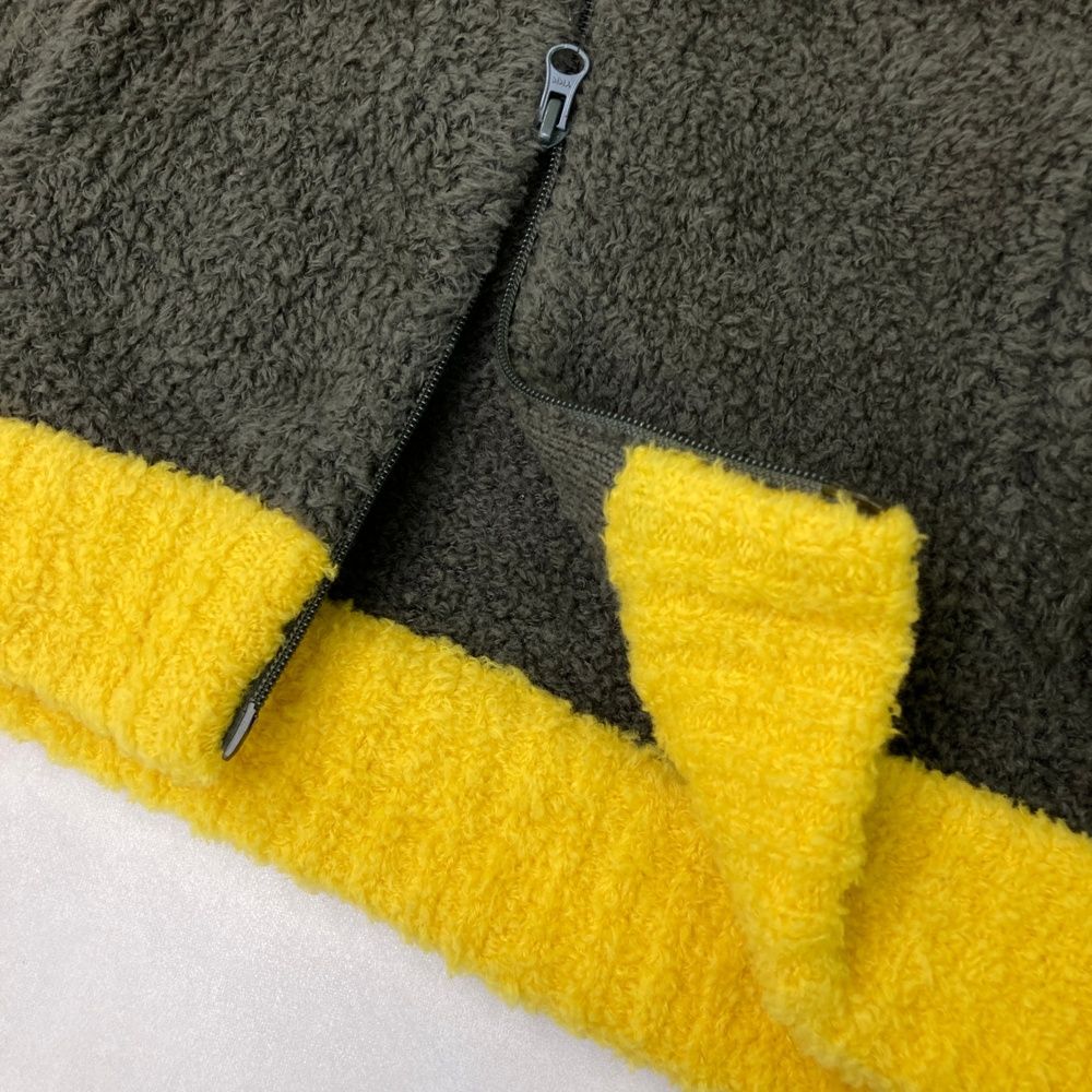 サイズ：1 PEARLY GATES パーリーゲイツ ボア ニット ジップジャケット カーキ系 [240101554502] ゴルフウェア レディース ストスト