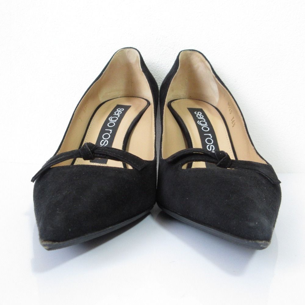 新品同様 sergio rossi セルジオロッシ ポインテッドトゥ ハイヒール