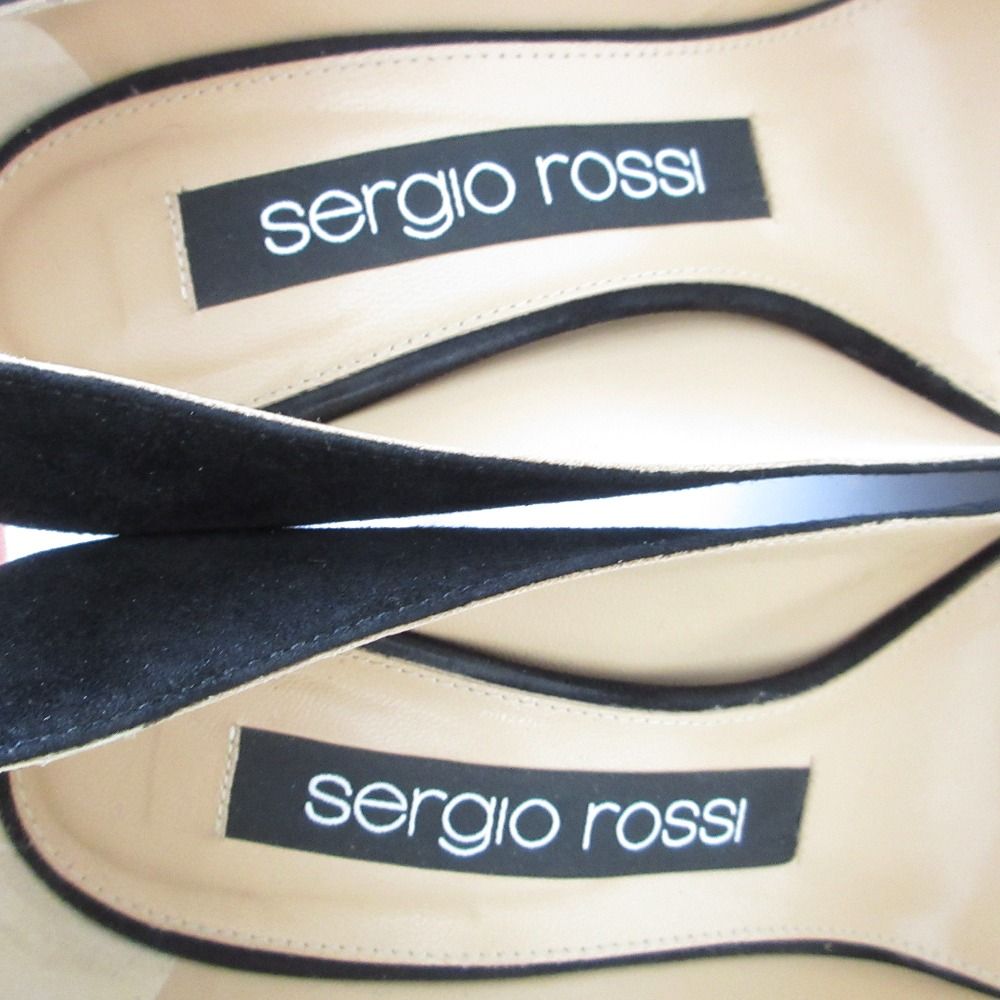 新品同様 sergio rossi セルジオロッシ ポインテッドトゥ ハイヒール