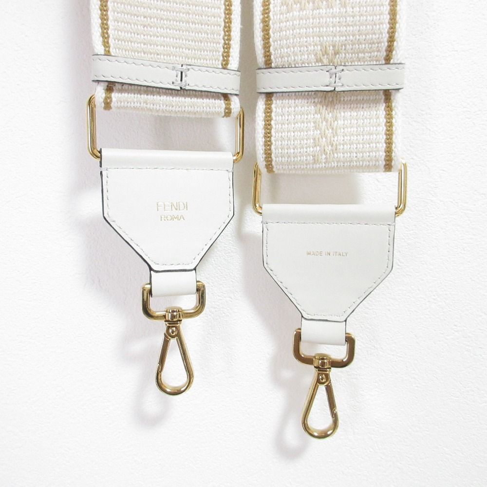 美品 FENDI フェンディ ストラップユー ロゴジャガード ショルダー