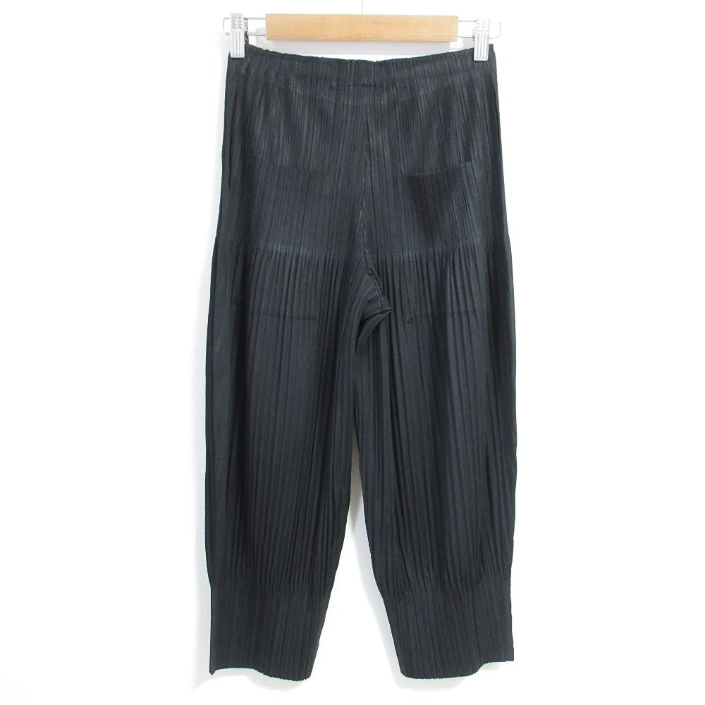 PLEATS PLEASE ISSEY MIYAKE プリーツプリーズ イッセイミヤケ バルーンパンツ PP33-JF413 サイズ2 ブラック レディース 古着
