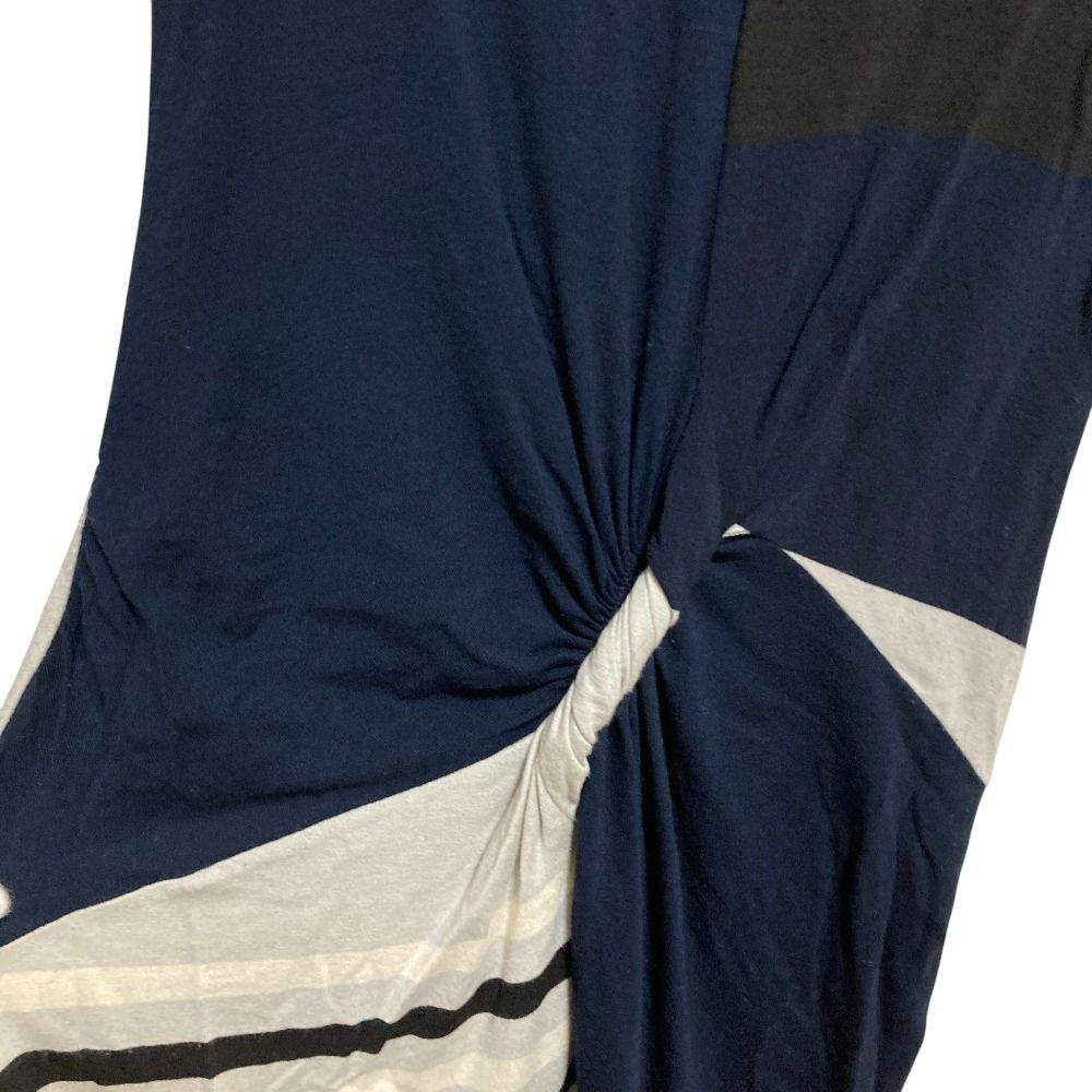 結婚式に！　イタリア製　エンポリオアルマーニ　42　黒　ノースリーブ　ワンピース 結婚式に！ イタリア製 エンポリオアルマーニ 42 黒 ノースリーブ