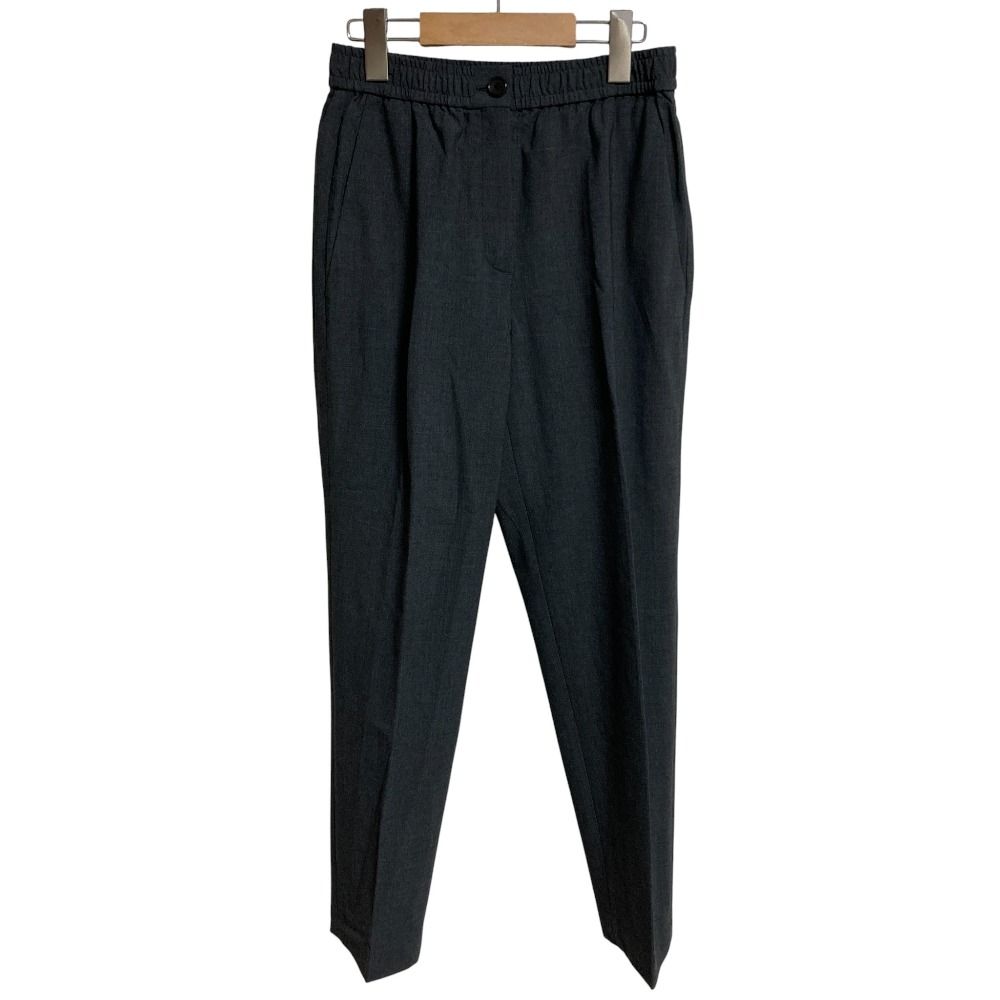 24AW Theory セオリー Traceable Wool Taper CRP Pant J テーパード クロップド パンツ スラックス XSサイズ グレー レディース 古着