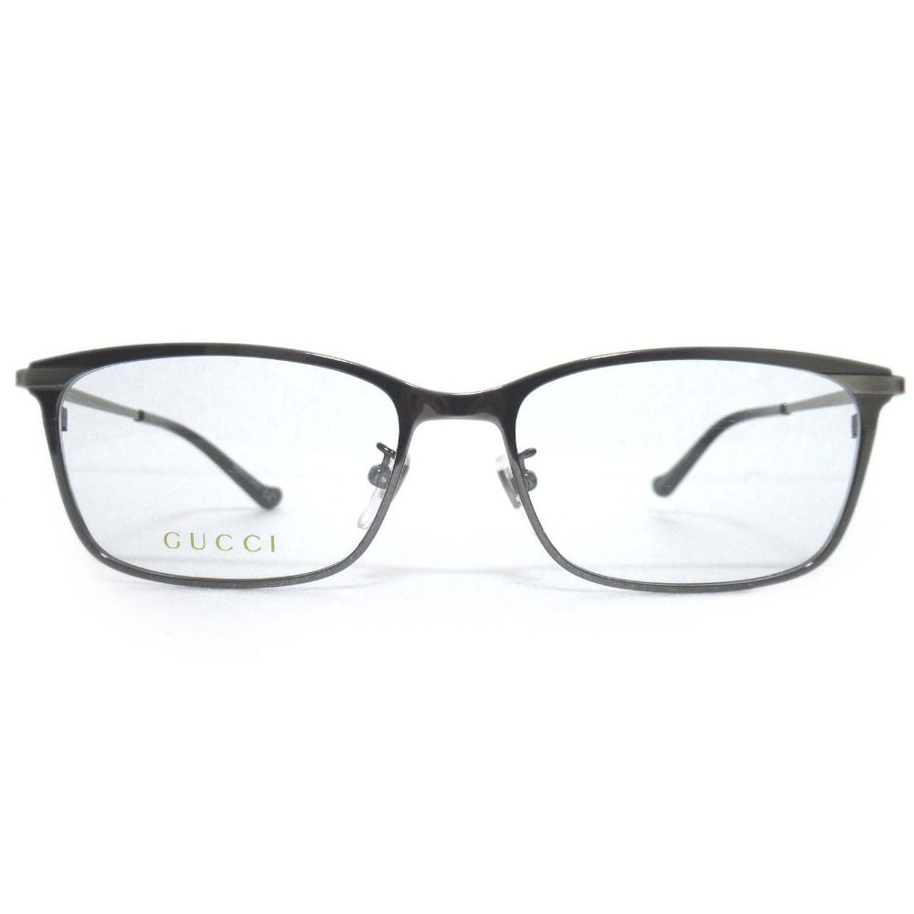 新品同様 GUCCI グッチ デモレンズ レクタングル スクエアシェイプ  