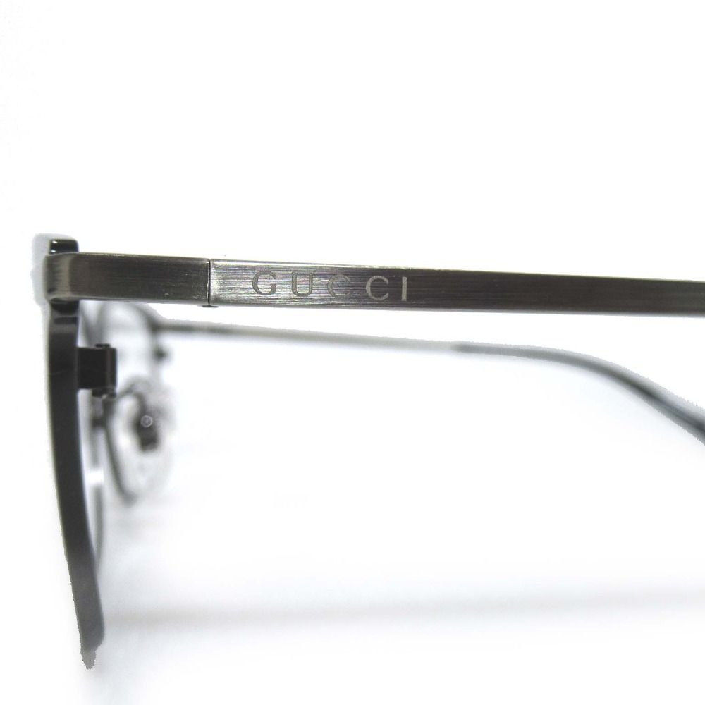 新品同様 GUCCI グッチ デモレンズ レクタングル スクエアシェイプ  