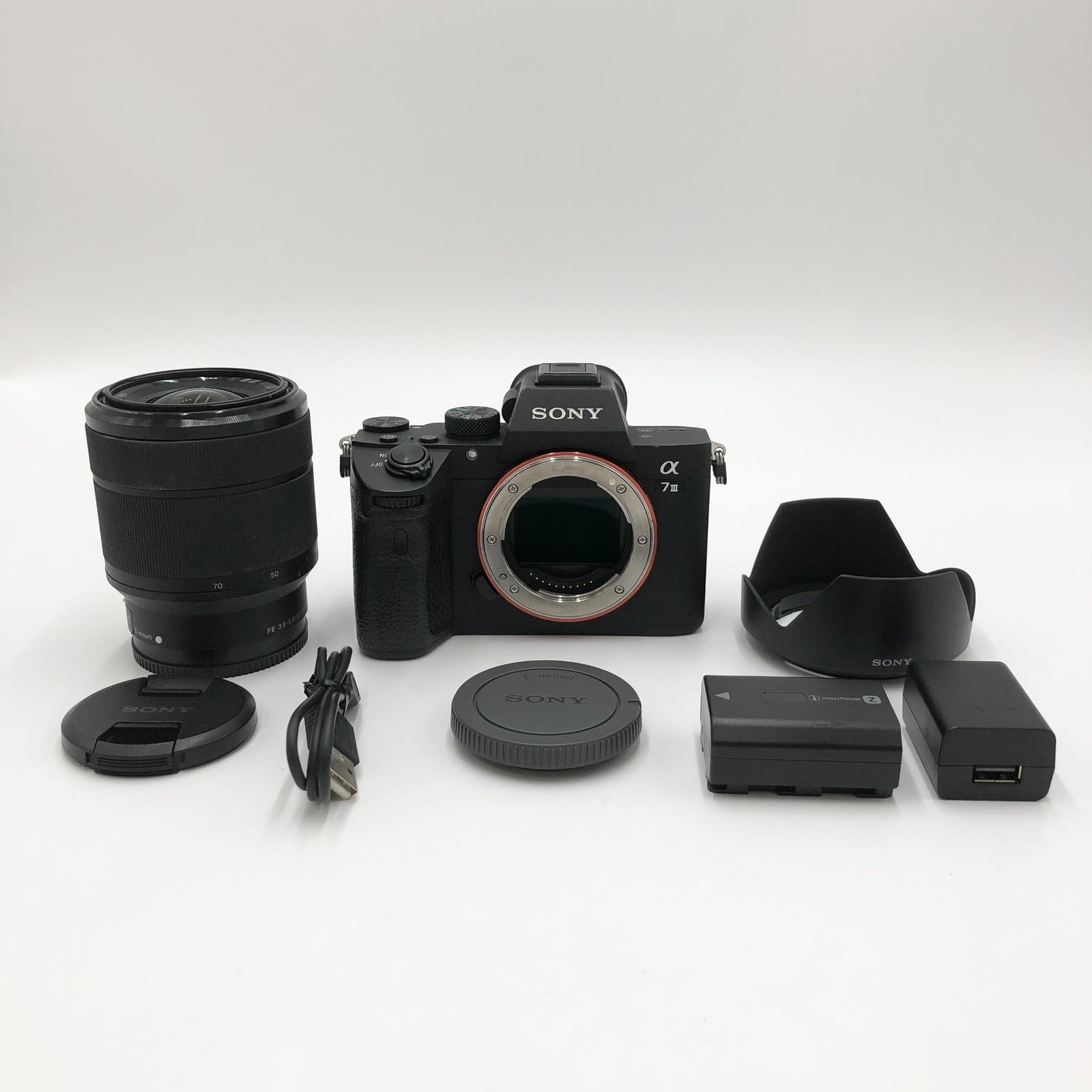 SONY ソニー フルサイズ ミラーレス一眼カメラ α7III ズームレンズキット 同梱レンズ SEL2870 ブラック ILCE-7M3K