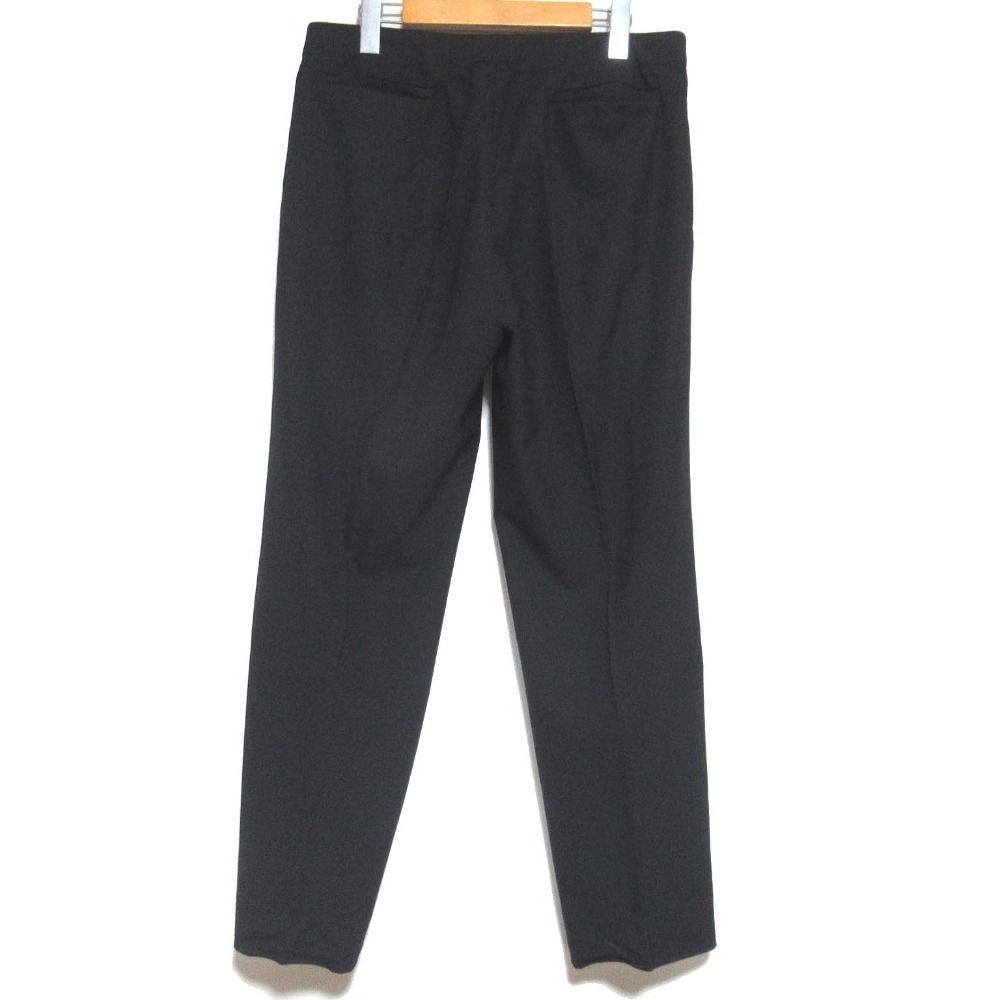 GUCCI グッチ トムフォード期 ワイド テーパード スラックスパンツ サイズ44 ブラック レディース 古着