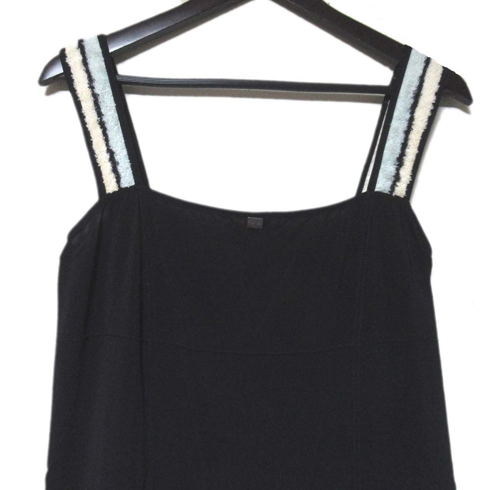 美品 00C CHANEL シャネル ヴィンテージ パイル切替え ひざ丈