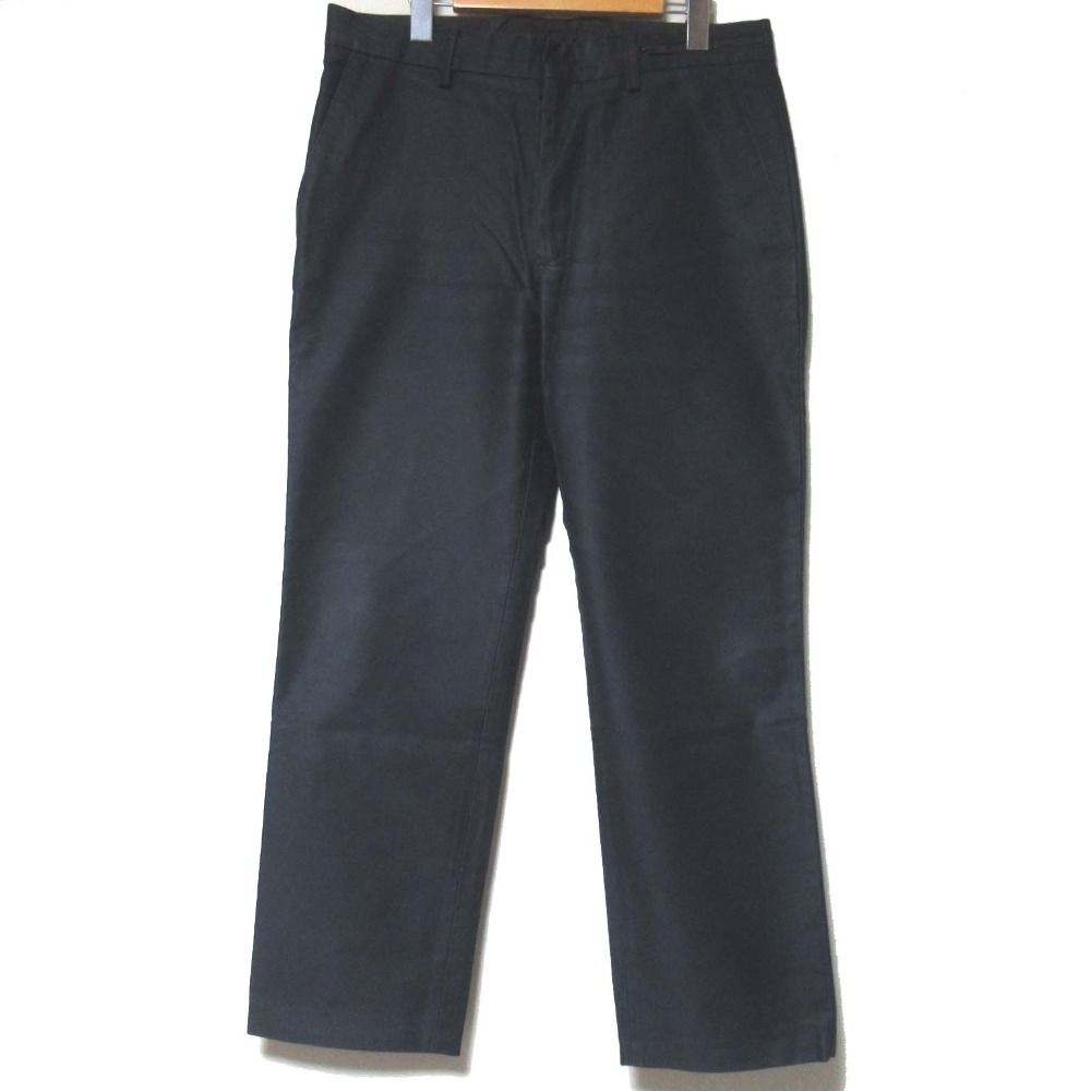 LOUIS VUITTON ルイヴィトン ストレート チノパンツ サイズ50 ネイビー メンズ 古着