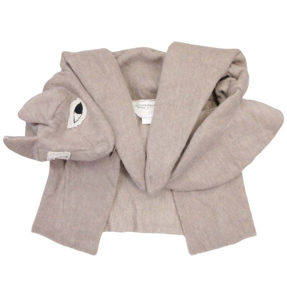 13aw NOZOMI ISHIGURO ノゾミイシグロ オートクチュール ぬいぐるみ カーディガン ブルゾン ジャケット one ベージュ レディース 古着