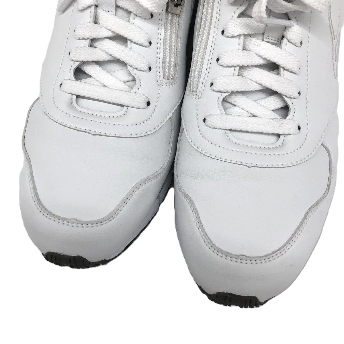BENESU ベネシュ スニーカー 表記サイズ:24.5 レザー 94034 ホワイト
