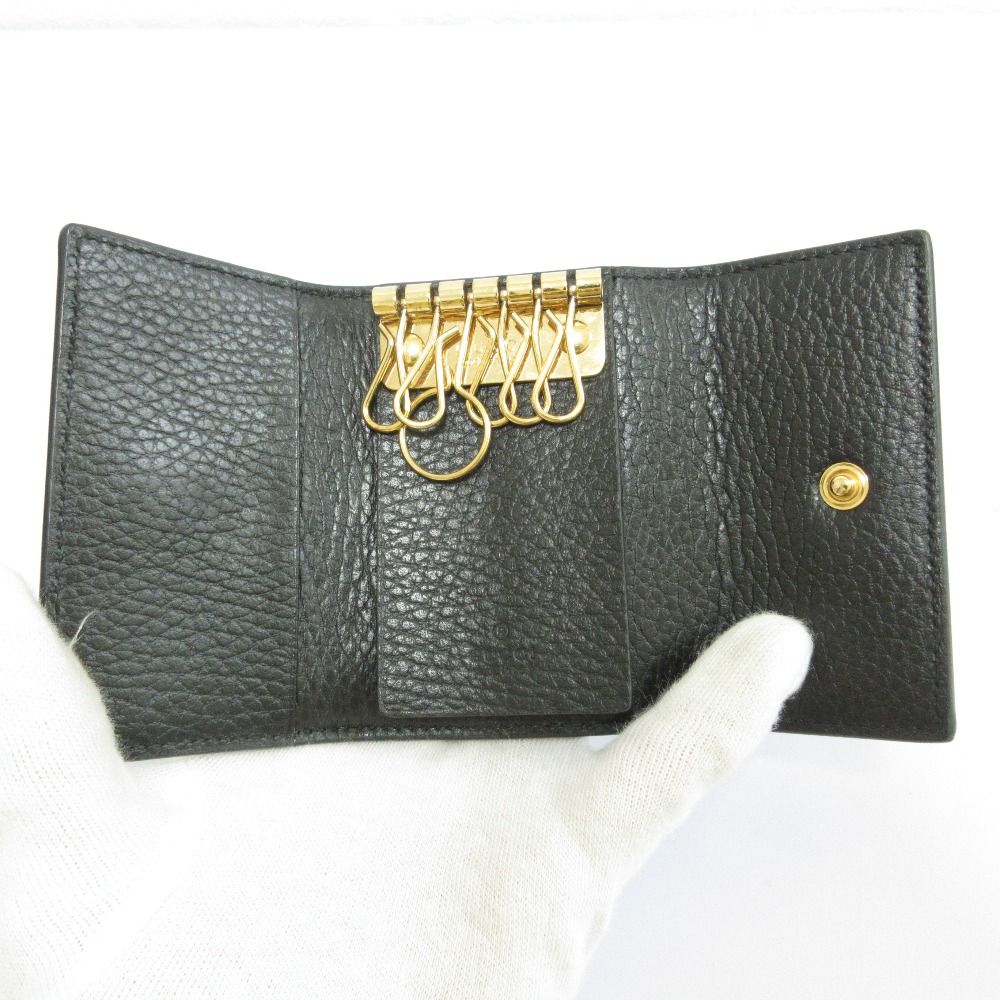 6連キーケース ブラック