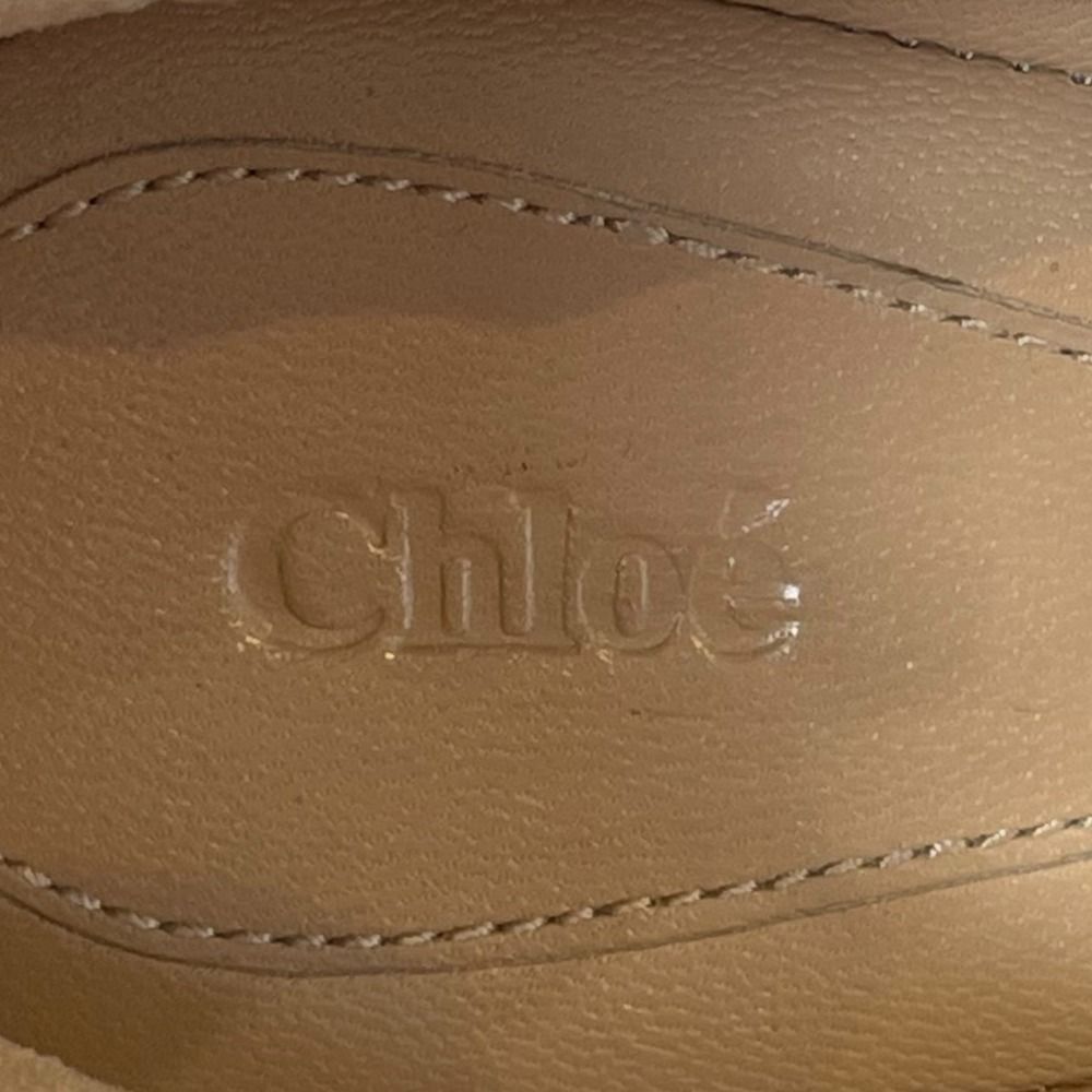  Chloe クロエ スカラップ フラットシューズ パンプス 36 23 cm相当 ブラック レディース 古着 その他 靴