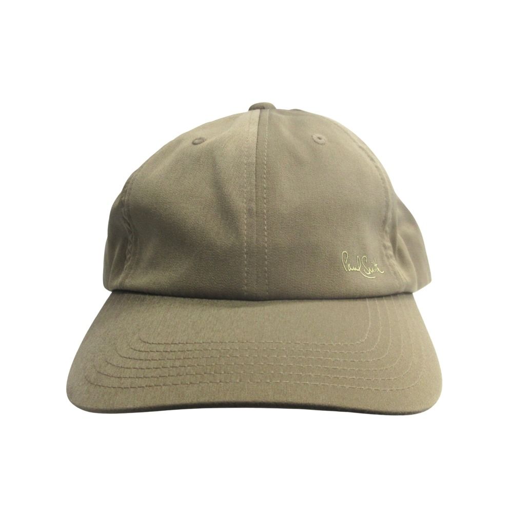 Paul Smith ポールスミス Drawing Logo ベースボール キャップ 帽子 レザーベルト 茶 ブラウン メンズ レディース 古着