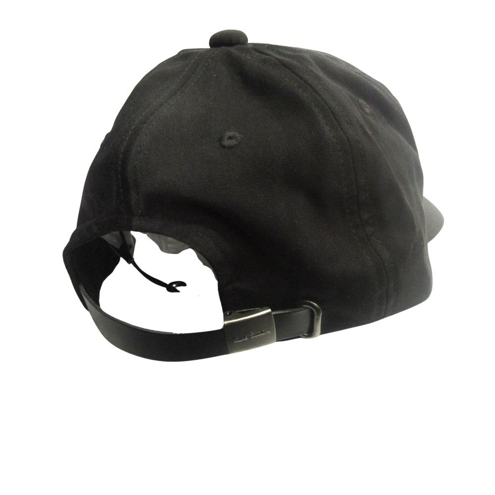  Paul Smith ポールスミス Drawing Logo ベースボール キャップ 帽子 レザーベルト 黒 ブラック メンズ レディース 古着 その他 キャップ