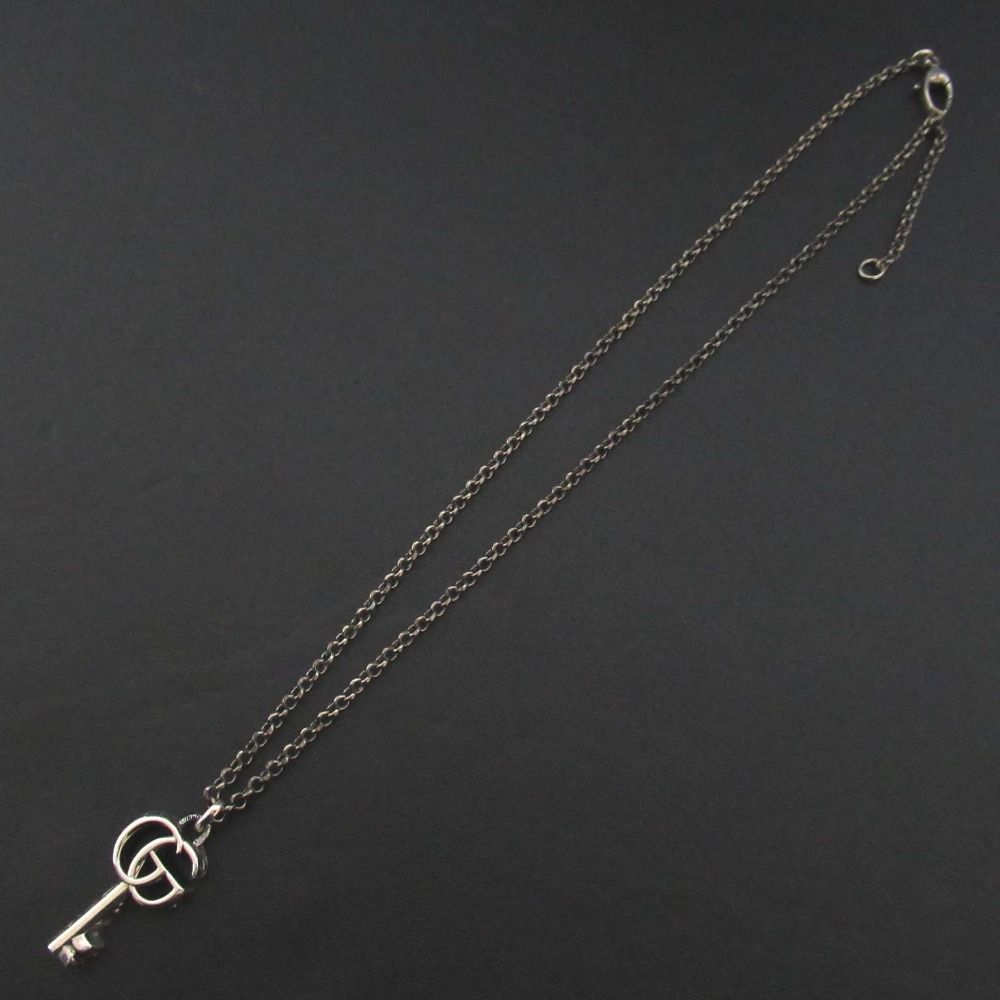 美品 GUCCI グッチ キーモチーフ GG アラベスク ネックレス 美品 GUCCI グッチ キーモチーフ GG アラベスク ネックレス