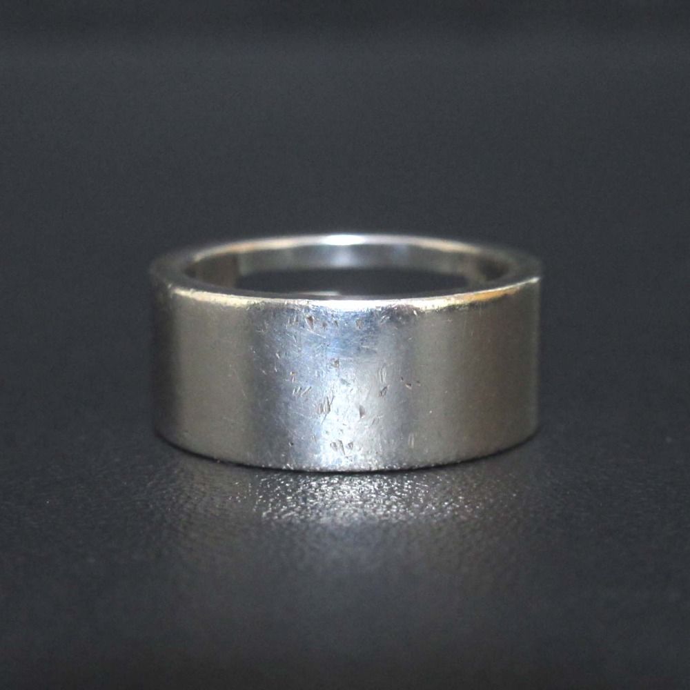 美品 GUCCI グッチ ブランデッドG カットアウト リング 指輪 Ag925 11  