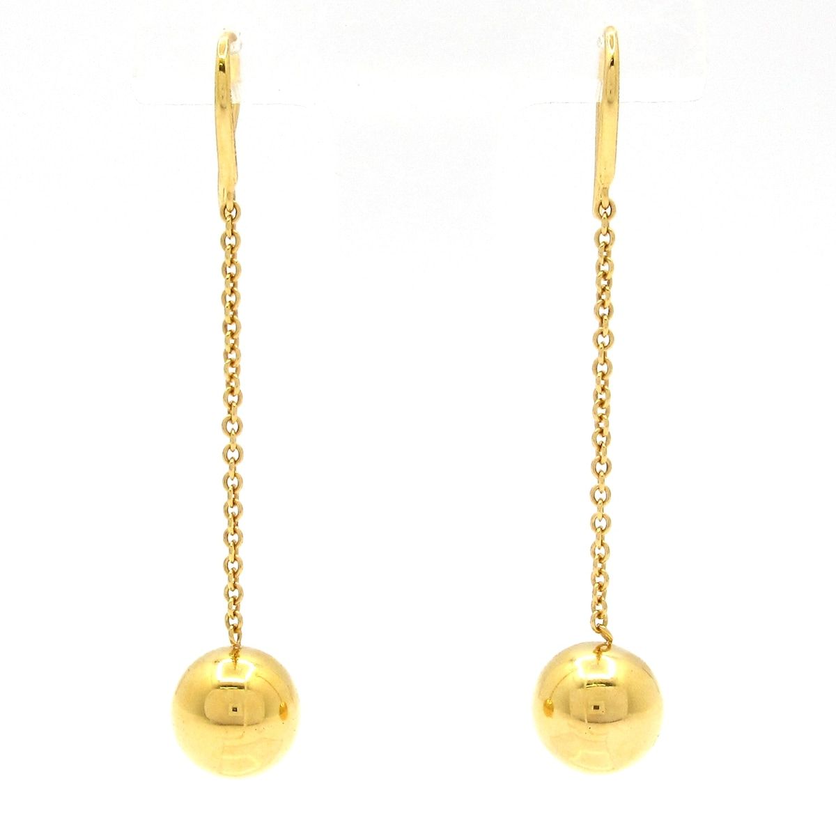 TIFFANY-Co. ティファニー ピアス ハードウェア ボールフック K 18 YG