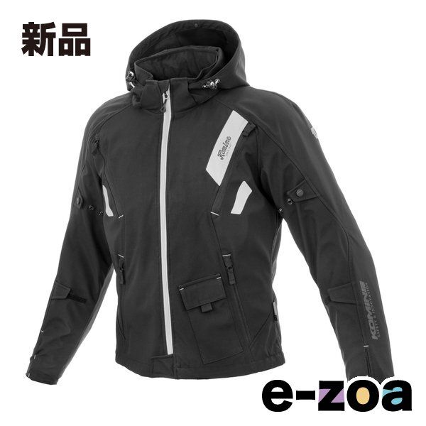 KOMINE コミネ JK 637 エニグマG 2ソフトシェルジャケット ソリアーノ2 BLACK Lサイズ 07 BK L 2659690