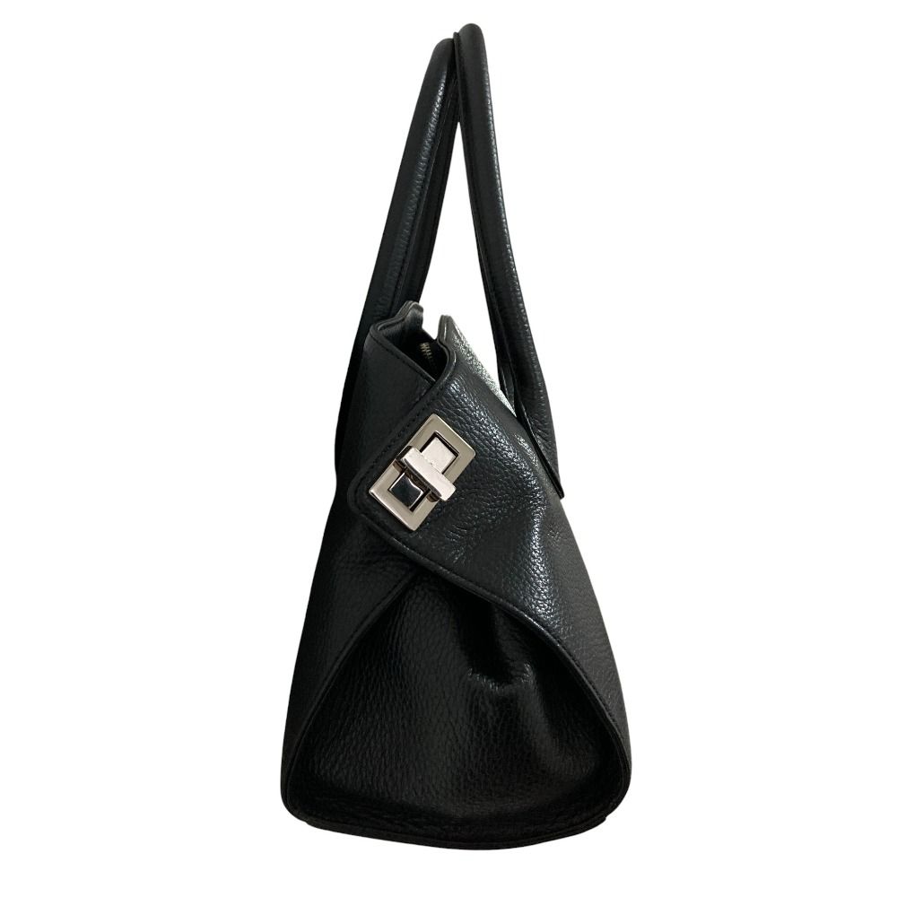 美品 傳濱野 ハマノ レティア レザー 2way ハンドバッグ ショルダー