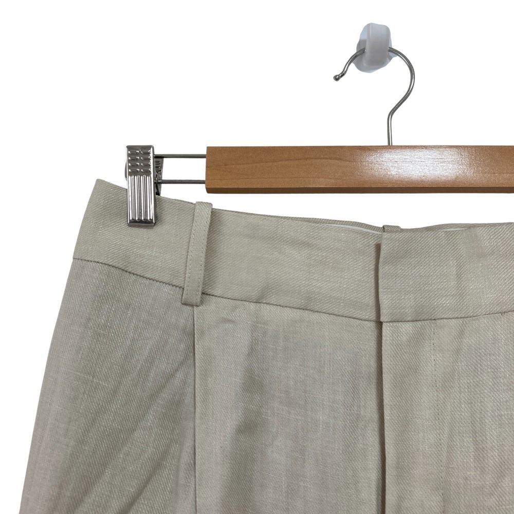 25SS MUSE de Deuxieme Classe ドゥーズィエムクラス Decency リネンパンツ サイズ36 キナリ レディース 古着