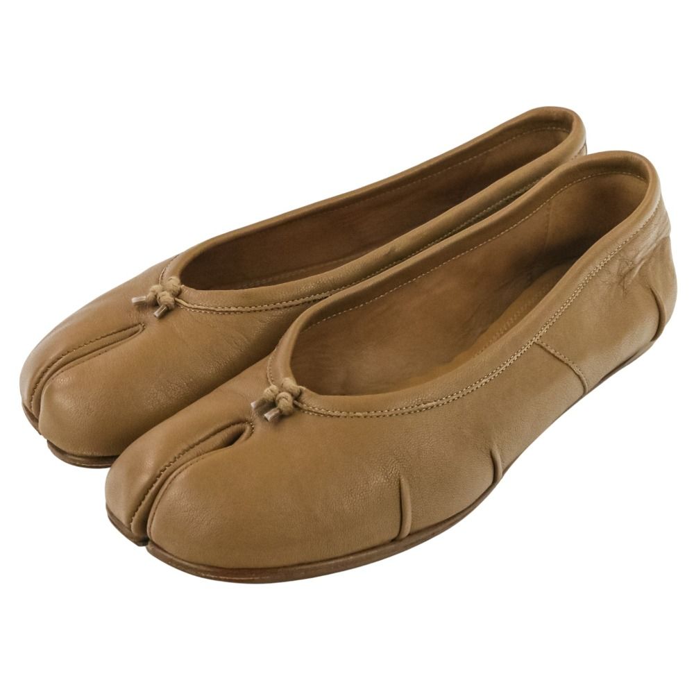 Maison Margiela 22 メゾンマルジェラ TABI タビ バレリーナ バレエシューズ 36 5 23 cm相当 ブラウン レディース 古着