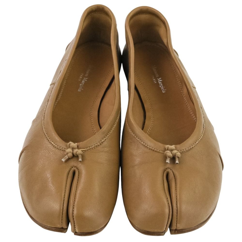 Maison Margiela 22 メゾンマルジェラ TABI タビ バレリーナ バレエシューズ 36.5 23.5 cm相当 ブラウン レディース 古着