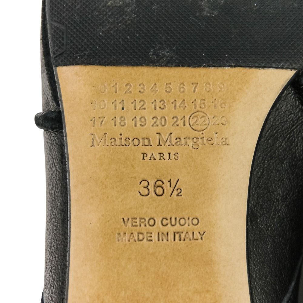  Maison Margiela 22 メゾンマルジェラ TABI タビ バレリーナ バレエシューズ 36.5 23.5 cm相当 ブラック レディース 古着 フラットシューズ バレエシューズ パンプス